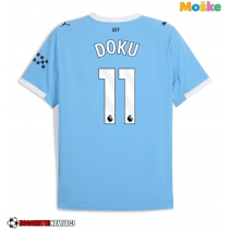 Moške Nogometnih dresov Manchester City Jeremy Doku #11 Domači 2025-26 Kratki rokavi
